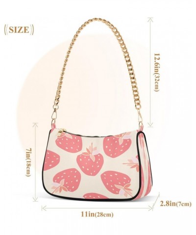 Summer Strawberry Women's Handbags Tote Crossbody Bag Purse Ladies Shoulder Bag Hobo Handbag $16.49 Totes