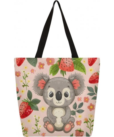 Stylish Animal-Inspired Canvas Handbag - Lightweight and Functional $13.10 Totes