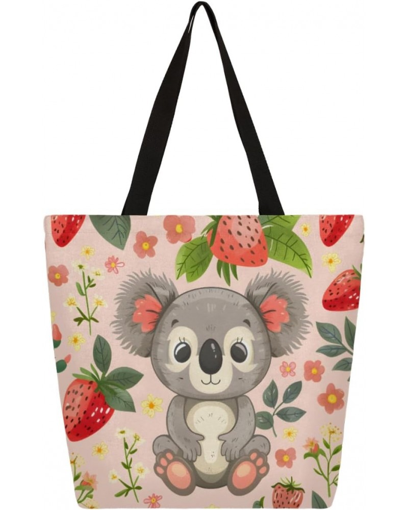 Stylish Animal-Inspired Canvas Handbag - Lightweight and Functional $13.10 Totes