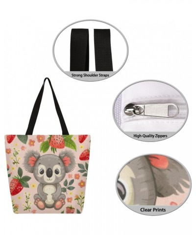 Stylish Animal-Inspired Canvas Handbag - Lightweight and Functional $13.10 Totes