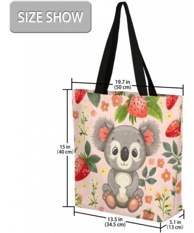 Stylish Animal-Inspired Canvas Handbag - Lightweight and Functional $13.10 Totes