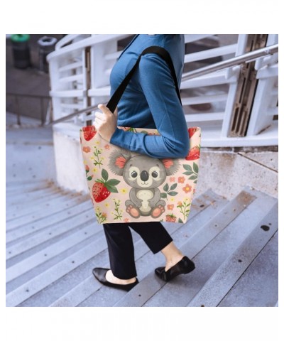 Stylish Animal-Inspired Canvas Handbag - Lightweight and Functional $13.10 Totes