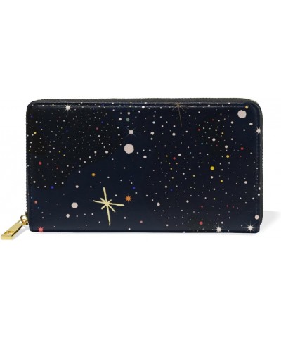 U LIFE Stars Moon Sun Galaxy Space Universe Nebula Wallets Purse Cash Card Holder Case Leather $17.84 Wallets