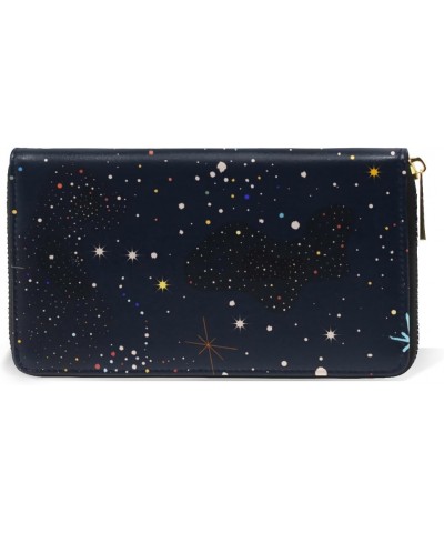 U LIFE Stars Moon Sun Galaxy Space Universe Nebula Wallets Purse Cash Card Holder Case Leather $17.84 Wallets