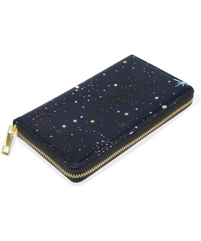 U LIFE Stars Moon Sun Galaxy Space Universe Nebula Wallets Purse Cash Card Holder Case Leather $17.84 Wallets