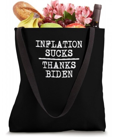 Inflation Sucks, Thanks President Joe Biden Pro Trump USA Tote Bag $9.81 Totes