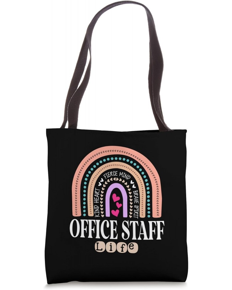 Front Office Staff Life Appreciation Admin Back to School Tote Bag $15.89 Totes