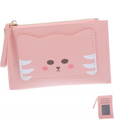 5pcs Cartoon Money Bag Wallet for Girls Zip Wallet Cat Purses for Women Purses for Girls Cat Purses Wallets for Girls Zip up ...