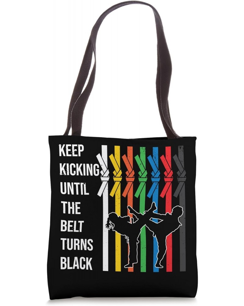 Cool Taekwondo Inspiring Martial Arts Quotes Taekwondo Funny Tote Bag $12.48 Totes