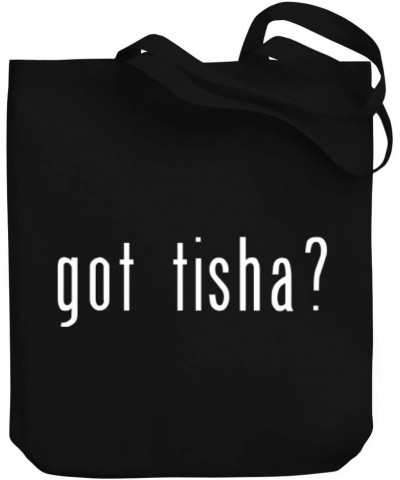 Got Tisha? Linear Canvas Tote Bag 10.5" x 16" x 4 $20.00 Totes