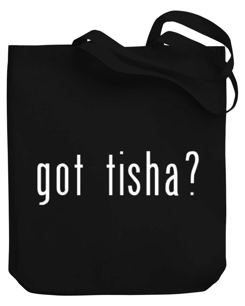 Got Tisha? Linear Canvas Tote Bag 10.5" x 16" x 4 $20.00 Totes