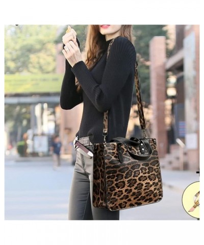 Fashion Bag for Women Print Pu Leather Handbags Ladies Shoulder Bags Purse Wallet 2 Pc Set (Color : 1, Size : 12 * 12 * 5inch...