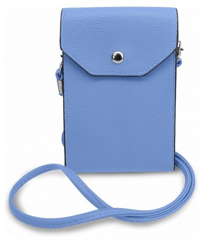 Trendy Cell Phone Bag - Mini Shoulder Bag & Vaccine Card Holder | Perfect for Travelers, Professionals, & Daily Users Blue $1...