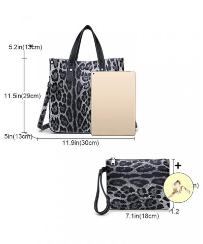 Fashion Bag for Women Print Pu Leather Handbags Ladies Shoulder Bags Purse Wallet 2 Pc Set (Color : 1, Size : 12 * 12 * 5inch...