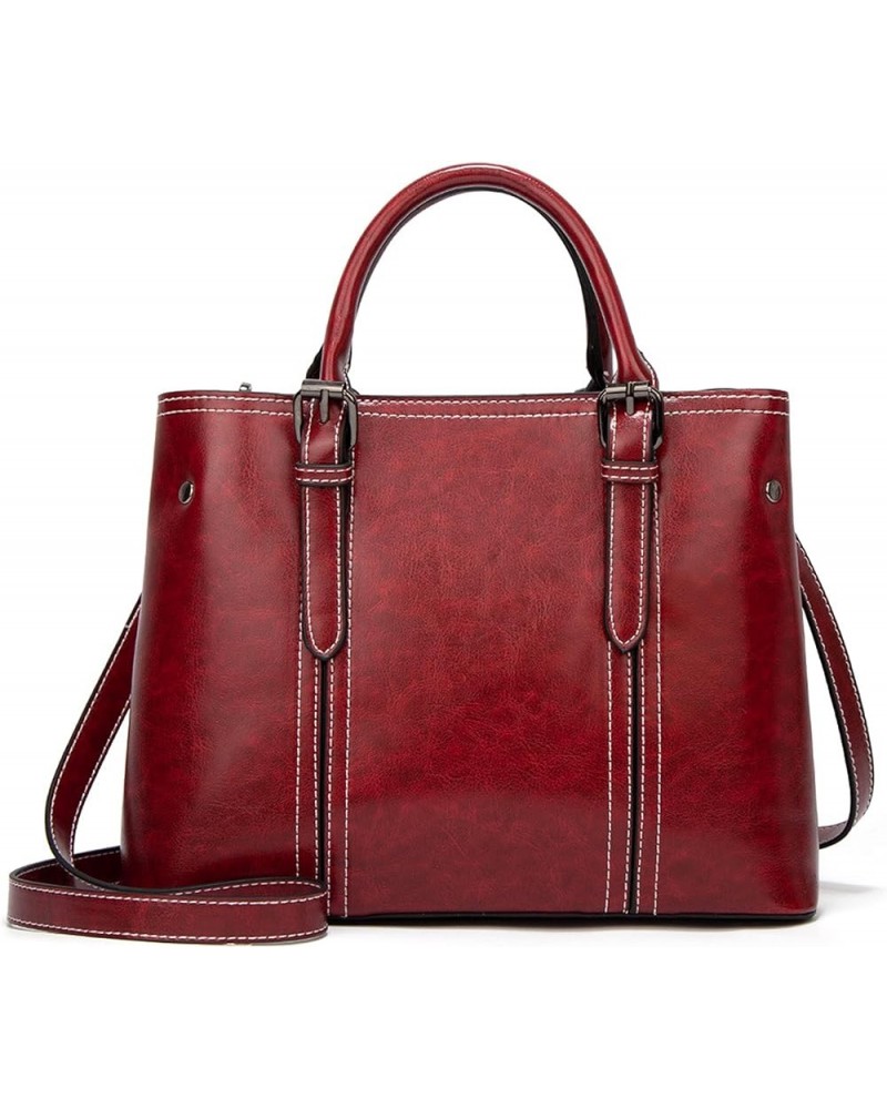 Women PU Leather Handbags crossbody Bag For Women Retro Style Shell Bag Female Shoulder Messenger Bags Red $36.56 Shoulder Bags