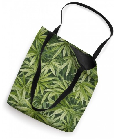 Bamboo Leaves Embroidery Art Print Tote Bag $15.36 Totes