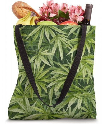 Bamboo Leaves Embroidery Art Print Tote Bag $15.36 Totes