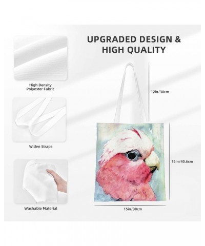 Australian Galah Cockatoo Women Shoulder Tote Bag Large Handbag Purse Fashion Beach Bag For Shopping Grocery $11.89 Totes