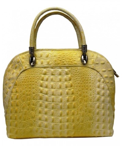 GIPEL Milano, ITALIAN Genuine Leather Handbag w/Removeable Shoulder Strap. Made in ITALY Light Lemon $120.56 Handbags