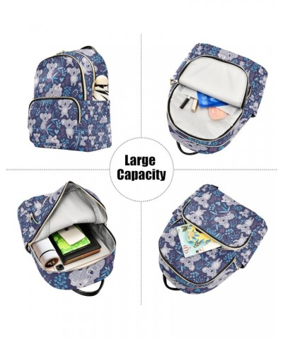 Small Backpack for Women Travel Bag Cute Koala Bears Floral Daypack Purse Fashion Shoulder Bag Rucksack Small B66 $12.22 Back...