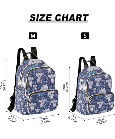 Small Backpack for Women Travel Bag Cute Koala Bears Floral Daypack Purse Fashion Shoulder Bag Rucksack Small B66 $12.22 Back...