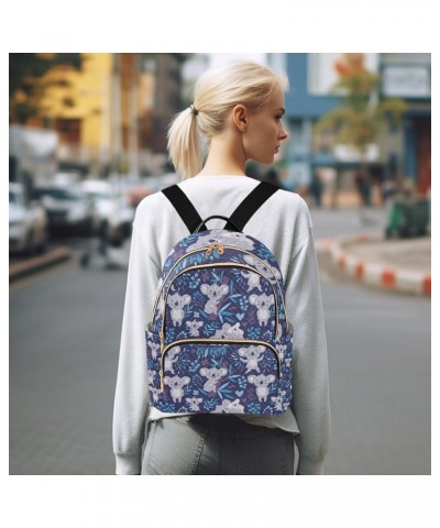 Small Backpack for Women Travel Bag Cute Koala Bears Floral Daypack Purse Fashion Shoulder Bag Rucksack Small B66 $12.22 Back...