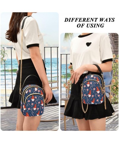 Small Crossbody Handbag for Women Mini Over Shoulder Purse with Three Zippered Pockets Durable Shoulder Bag Color-hf022 $15.5...