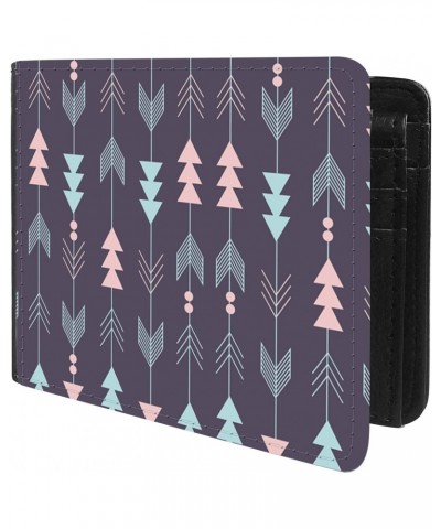 Unique Desige Pattern - Tribal Arrow Pattern, Slim Front Pocket Wallet Billfold RFID Blocking $9.79 Wallets