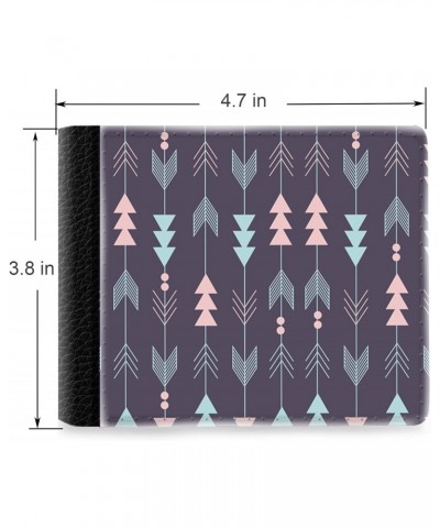 Unique Desige Pattern - Tribal Arrow Pattern, Slim Front Pocket Wallet Billfold RFID Blocking $9.79 Wallets