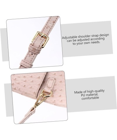 1 PC Ostrich Print Crossbody Bag Miss Satchel Wristband Metal As Shown $16.46 Shoulder Bags