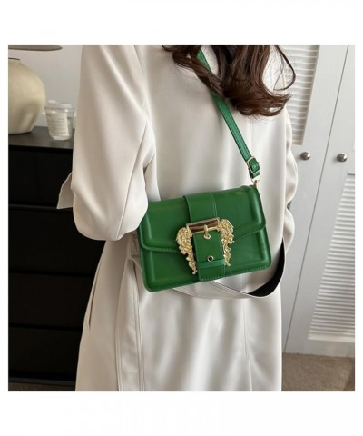 Small Shoulder Bag for Women Retro Classic Purse Clutch Shoulder HandBag with Adjustable Strap Green $18.73 Shoulder Bags