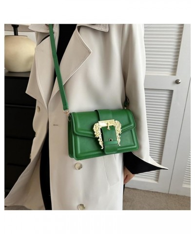 Small Shoulder Bag for Women Retro Classic Purse Clutch Shoulder HandBag with Adjustable Strap Green $18.73 Shoulder Bags