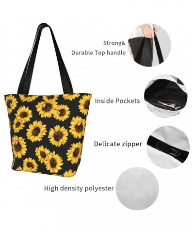 Woman Tote Handbag,Large Oversize Casual Canvas Sports Mom Beach Travel Bag Flowers a 6 $10.08 Luggage