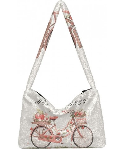 Hello Sweet Orange Bike Women Handbags Shoulder Bag, Womans Handbag, Shoulder Handbag Women Hello Sweet Strawberrys Bike $11....