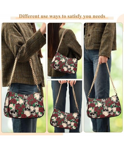 Blue Plaid Designer Purse Hobo Party Purse Women Handbags Designer Colorful Shoulder Purses Party Abstract Skull Rose $13.50 ...