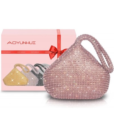 Hand Bags Purses for Women Rhinestone Bag Clutch Purses Party Wedding V-rose $18.35 Evening Bags