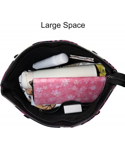 Women's Fashion Casual Handbag,PU Leather Large Capacity PC Work Bag,Travel Camping Picnic Single Shoulder Bag Fashionable Su...