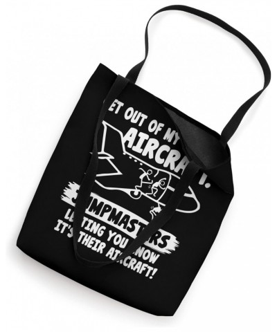 Jumpmasters Letting You Know It's Their Aircraft Skydiving Tote Bag $15.30 Totes