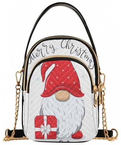 Women's Crossbody Handbags Clutch Phone Purse Cute Cheerful Gnomes Stylish Shoulder Bag with Detachable Chain Strap $14.03 Sh...