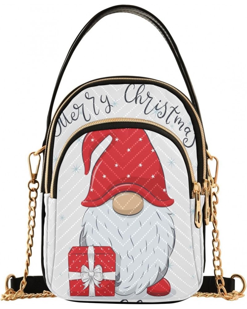 Women's Crossbody Handbags Clutch Phone Purse Cute Cheerful Gnomes Stylish Shoulder Bag with Detachable Chain Strap $14.03 Sh...