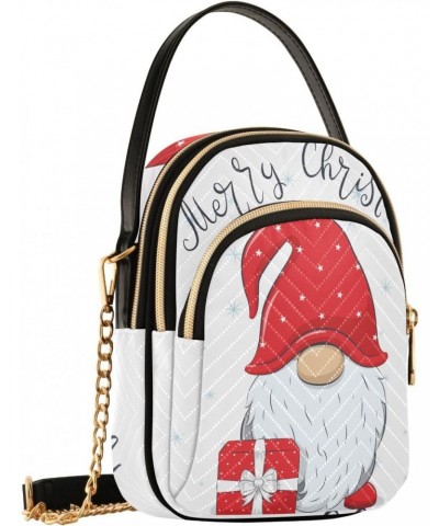 Women's Crossbody Handbags Clutch Phone Purse Cute Cheerful Gnomes Stylish Shoulder Bag with Detachable Chain Strap $14.03 Sh...