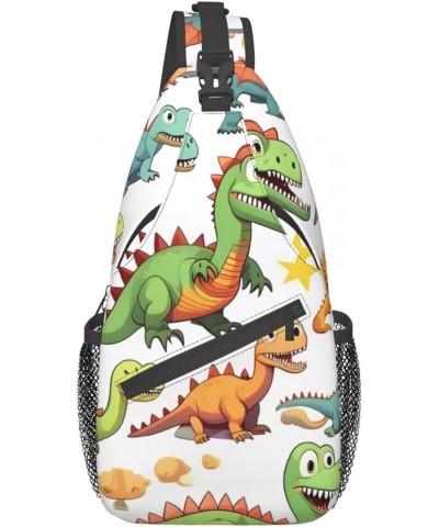 Cartoon Bee Sling Travel Bag â€" Lightweight Fashion Unisex Chest Pack for On-the-Go Lifestyle, High-Capacity Cartoon Dinosau...