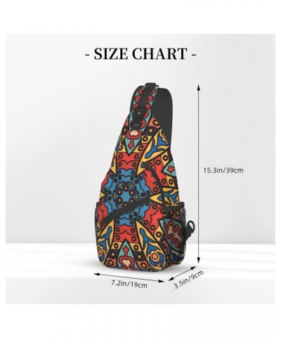 Mandala Pattern Sling Bag Crossbody Sling Backpack Shoulder Bag Outdoor Travel Hiking Daypack for Men Women $12.75 Crossbody ...