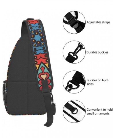 Mandala Pattern Sling Bag Crossbody Sling Backpack Shoulder Bag Outdoor Travel Hiking Daypack for Men Women $12.75 Crossbody ...