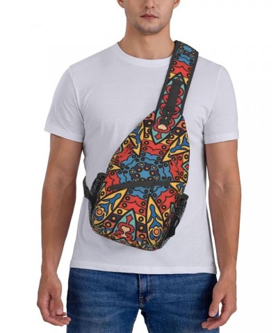 Mandala Pattern Sling Bag Crossbody Sling Backpack Shoulder Bag Outdoor Travel Hiking Daypack for Men Women $12.75 Crossbody ...