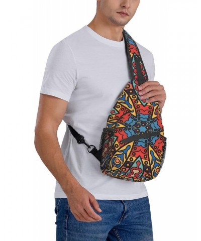 Mandala Pattern Sling Bag Crossbody Sling Backpack Shoulder Bag Outdoor Travel Hiking Daypack for Men Women $12.75 Crossbody ...