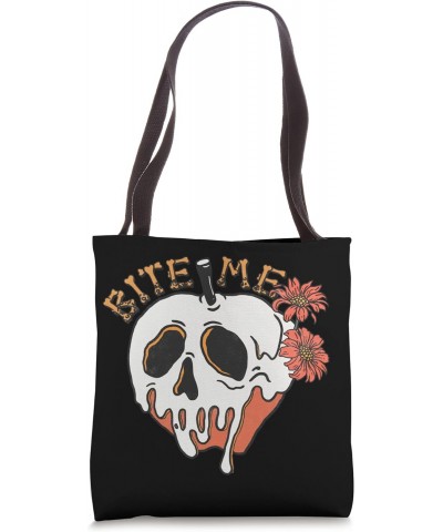 Creepy Halloween Apple Tote Bag $16.50 Totes