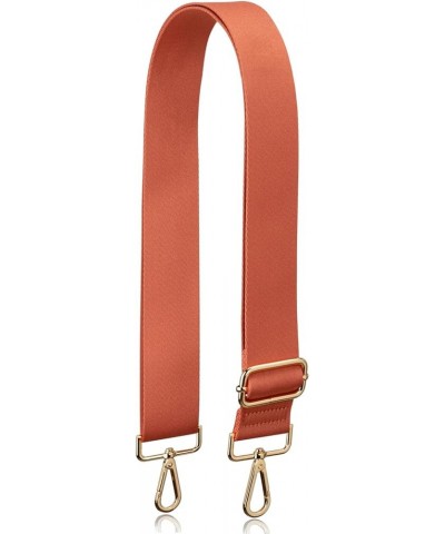 Allzedream Thick Purse Strap Wide Adjustable Replacement Crossbody Bag Handbag Light Orange-gold Hardware $11.33 Crossbody Bags