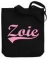 Zoie Baseball Style Canvas Tote Bag 10.5" x 16" x 4 $21.59 Totes