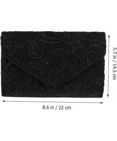 2pcs Handbag Clutch Bag for Women Glitter Wallets for Women Pearl Clutch Bag Floral Hand Purse for Women Blackx2pcs $11.15 Ev...